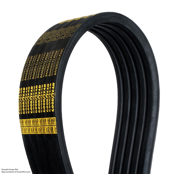Goodyear Classic Wrapped Banded VBelt, C Profile, 4 Ribs, 363.46